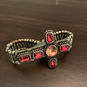 Cross Fashion Ring Double Knuckle